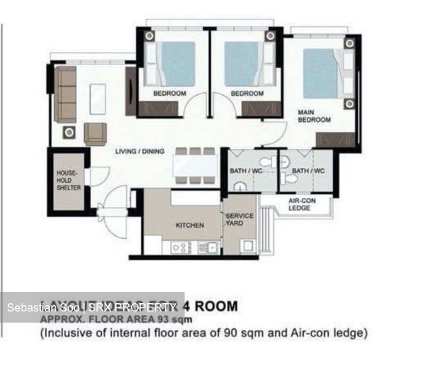 Blk 439A West Edge @ Bukit Batok (Bukit Batok), HDB 4 Rooms #637468291